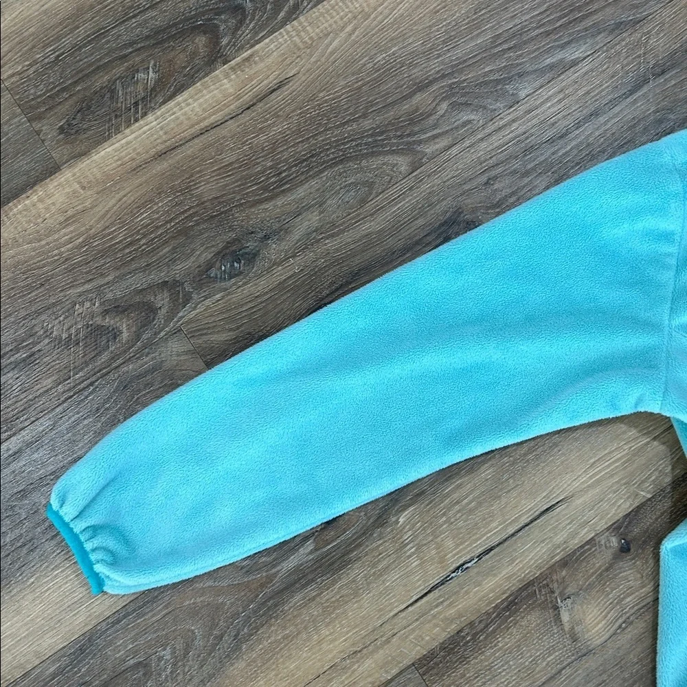 Columbia Light Blue/Turquoise Zip Fleece Jacket Girls Medium(10/12)
